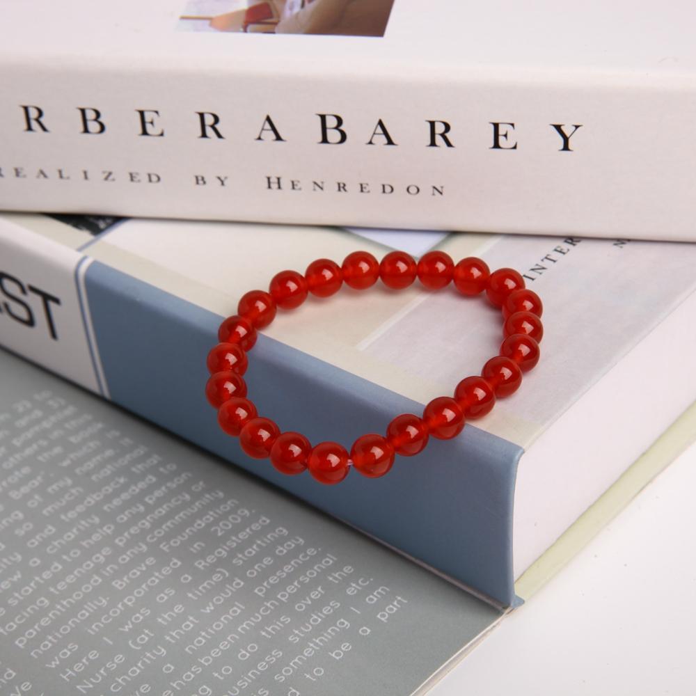 8mm Red Chalcedony Crystal Bracelet Crystal wholesale suppliers