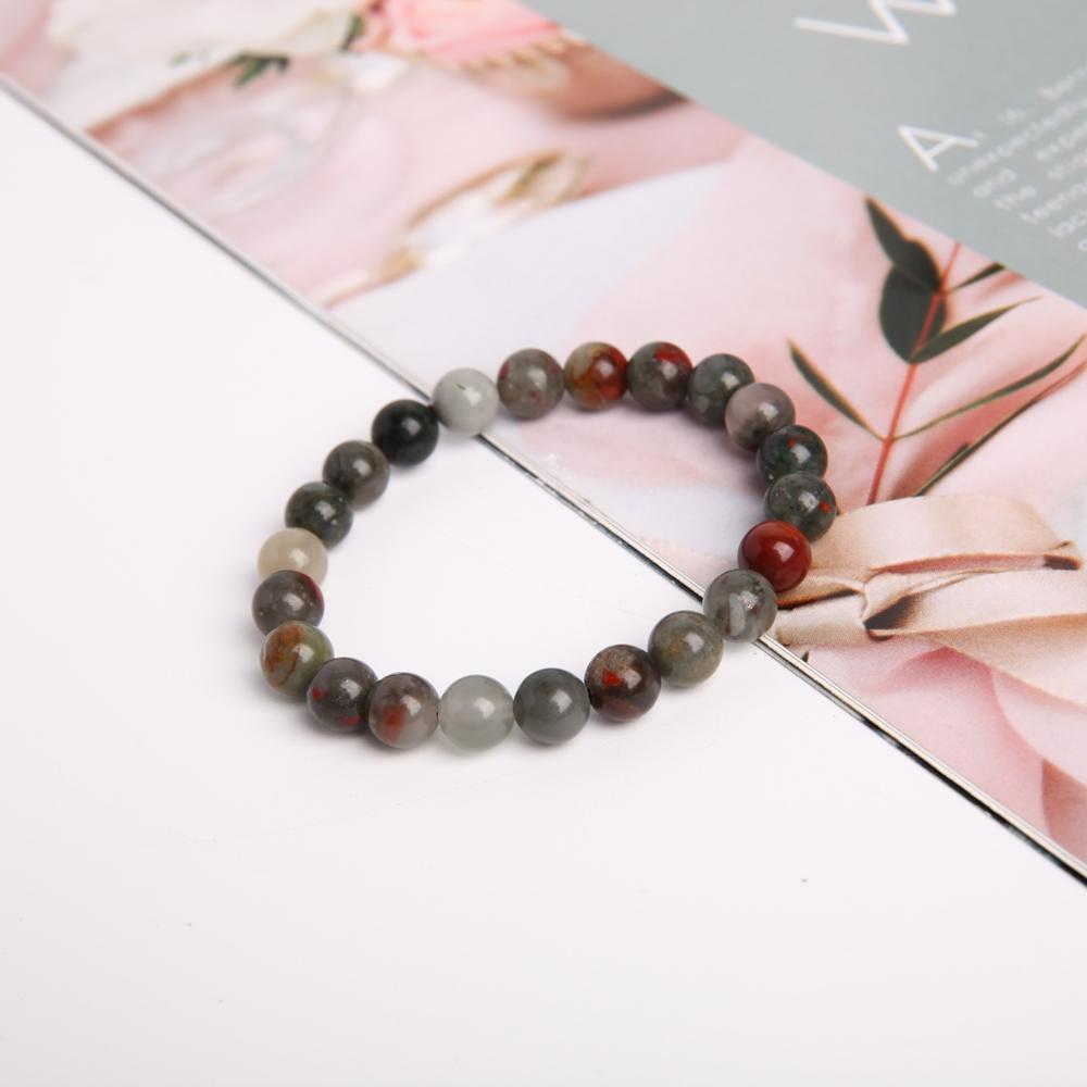 8mm Blood Stone Crystal Bracelet Crystal wholesale suppliers