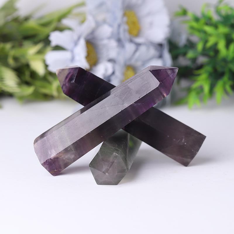 Natural Rainbow Fluorite Points Crystal Tower for Collection Crystal wholesale suppliers