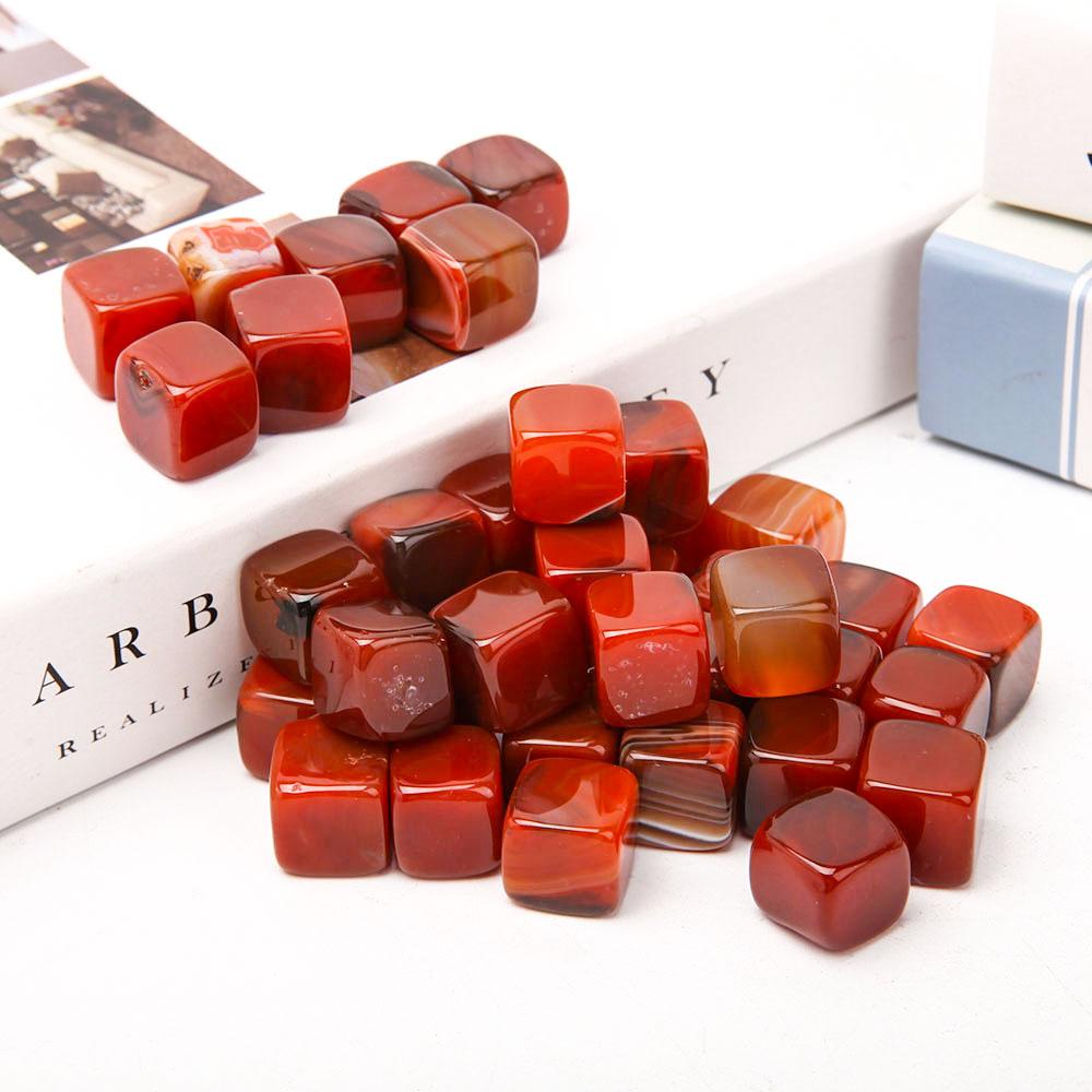 0.1kg Carnelian Cubes Bag Crystal wholesale suppliers