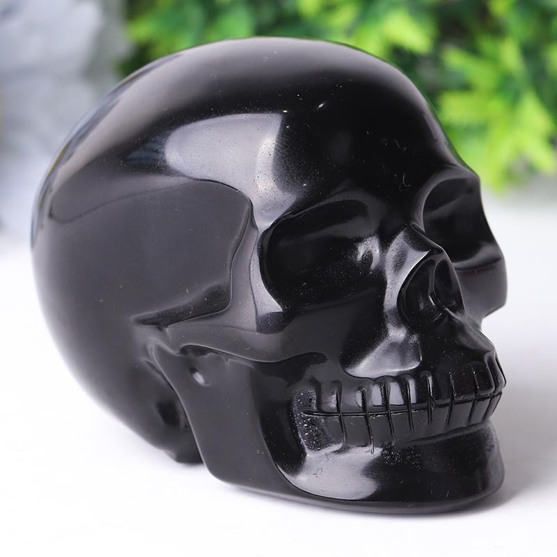 Black Obsidian Skull Crystal Carvings for Halloween Crystal wholesale suppliers