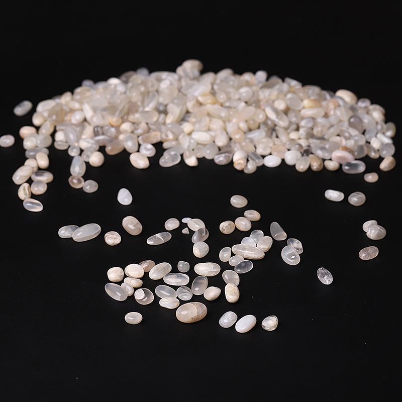 0.1kg Round Shape Natural Moonstone Chips Crystal Chips for Decoration Crystal wholesale suppliers