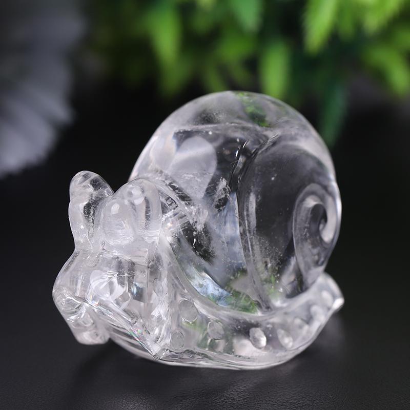 3" Clear Quartz Snail Crystal Carvings Crystal wholesale suppliers