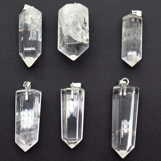 Clear Meaningful Quartz Mini Crystal Healing Pendant Point Crystal wholesale suppliers