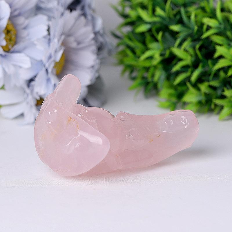 3.9" Rose Quartz Mother Earth Crystal Carvings Crystal wholesale suppliers