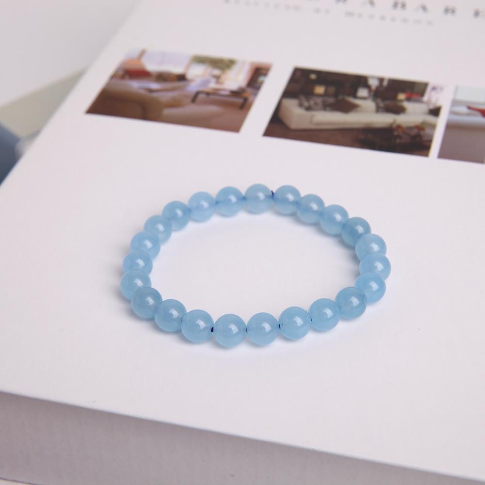 8mm Blue Chalcedony Crystal Bracelet Crystal wholesale suppliers