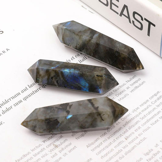 Set of 3 Labradorite Double Terminated Points Crystal wholesale suppliers