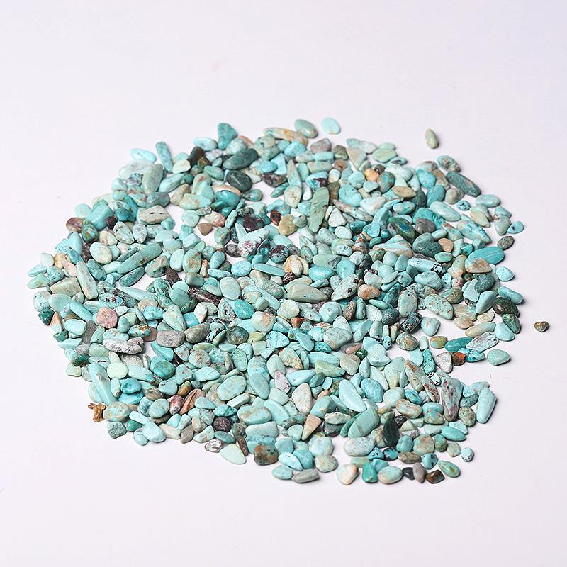 0.1kg 5-7mm Natural Turquoise Chips for Decoration Crystal wholesale suppliers