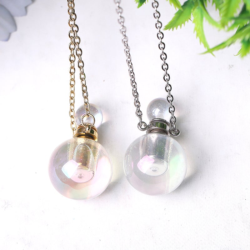 0.5ml Aura Angel Crystal Perfume Bottle Necklace DIY Crystal wholesale suppliers