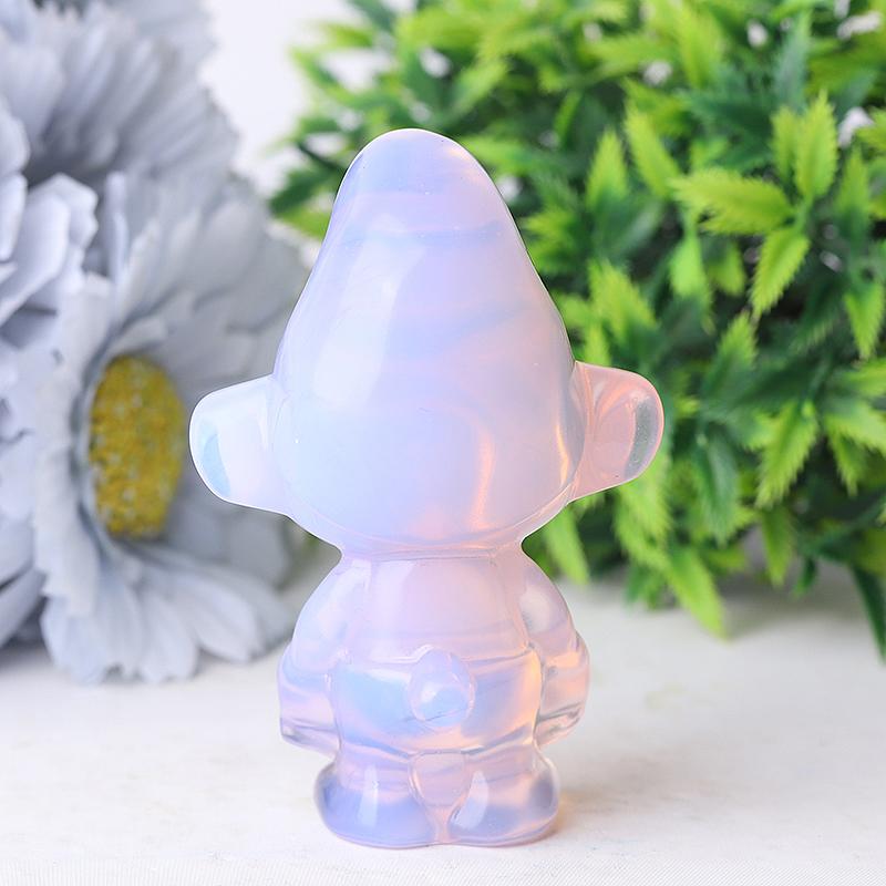 3.18" Pink Opalite Smurfs Crystal Carvings Crystal wholesale suppliers