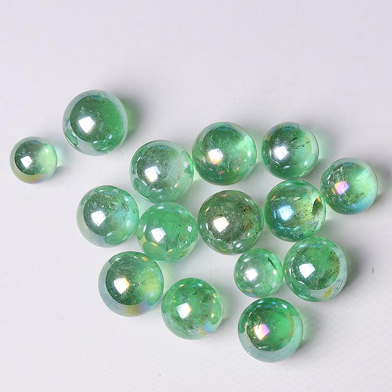 0.25kg Aura Green Crystal Sphere Crystal wholesale suppliers