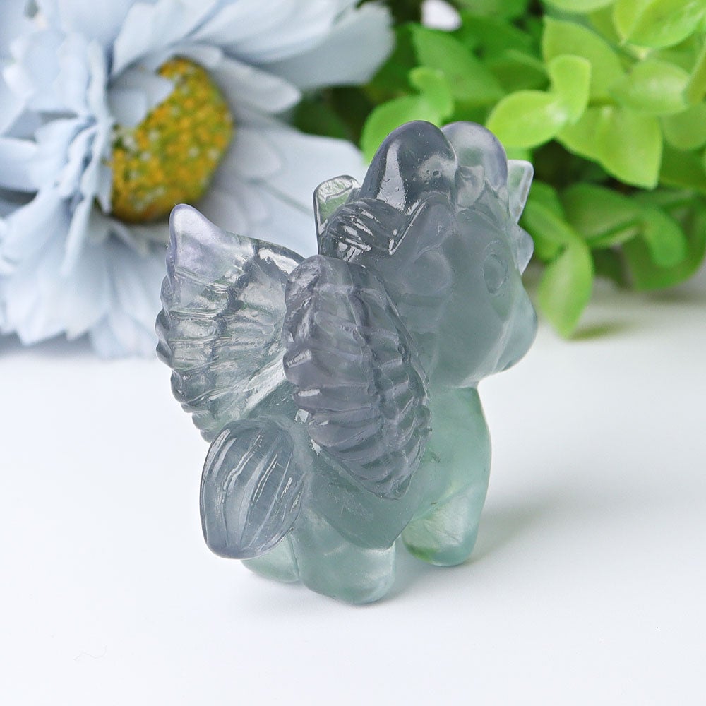 2" Fluorite Unicorn Crystal Carvings Crystal wholesale suppliers