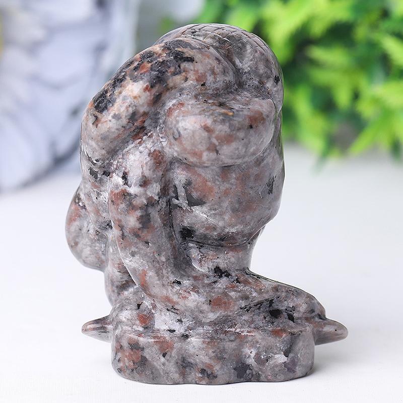 2.5" Yooperlite Medusa Crystal Carvings Crystal wholesale suppliers