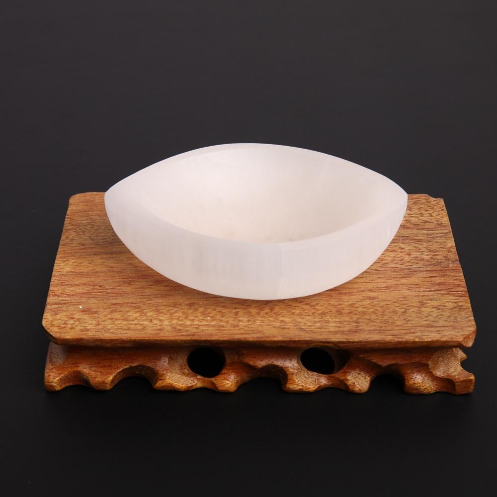 Crystal Carvings Selenite Bowl #1