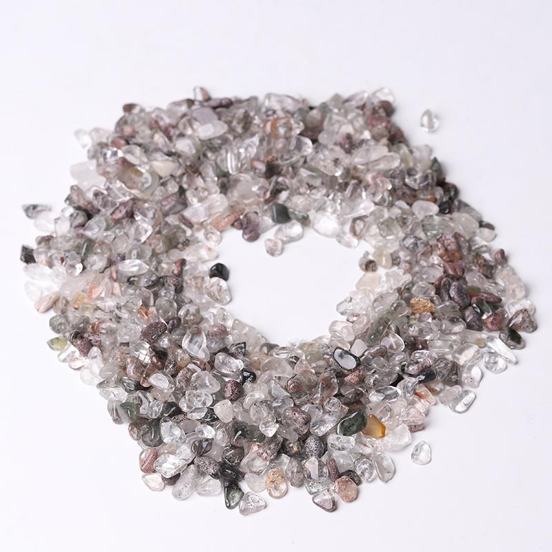 0.1kg 5-7mm Natural Garden Quartz Chips for Healing Crystal wholesale suppliers