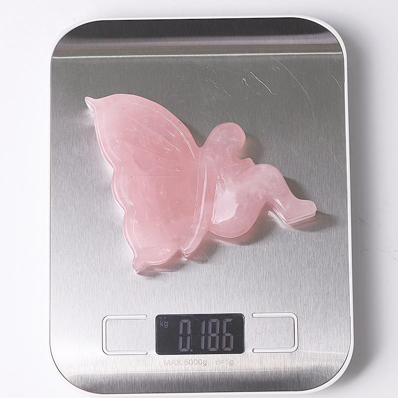 3.3" Rose Quartz Fairy Crystal Carvings Crystal wholesale suppliers