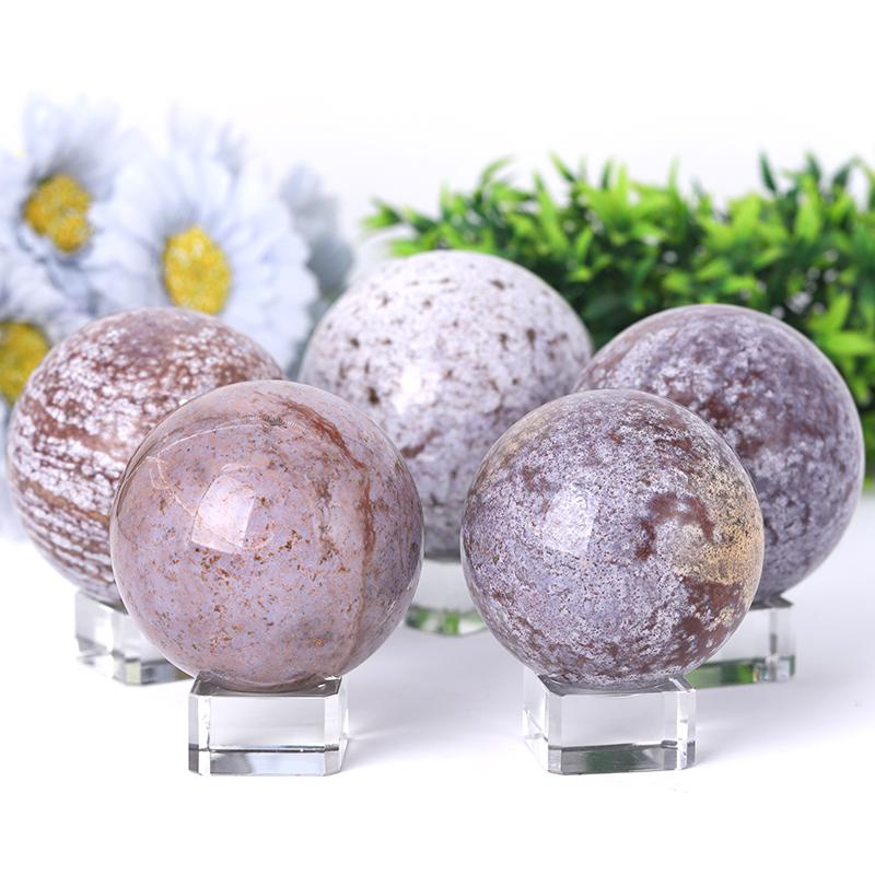 1.2"-4.0" Ocean Jasper Sphere Crystal wholesale suppliers