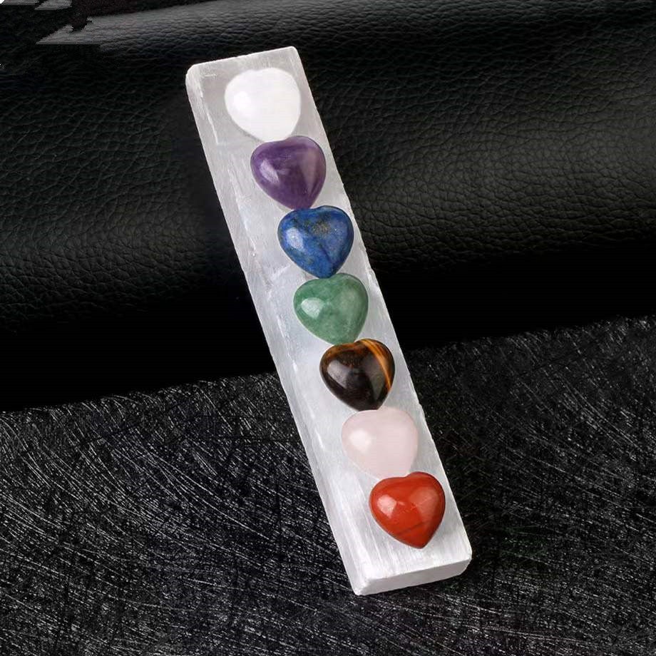 4.3" Selenite Wand with Chakra Heart Crystal wholesale suppliers