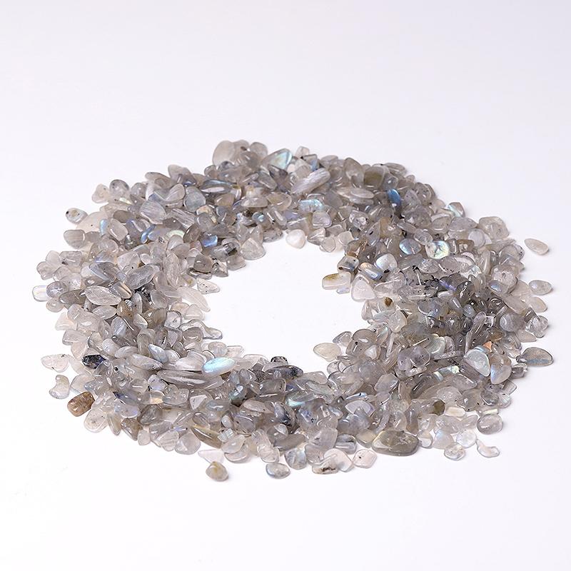 0.1kg Natural Labradorite Chips Crystal Chips for Decoration Crystal wholesale suppliers