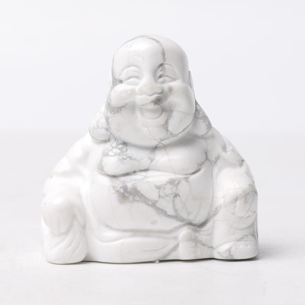 1.5" Howlite Buddha Crystal Carvings Crystal wholesale suppliers