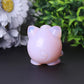 2" Pink Opalite Jigglypuff Carving Figurine Healing Decoration