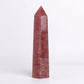 Unique 21cm Strawberry Quartz Tower