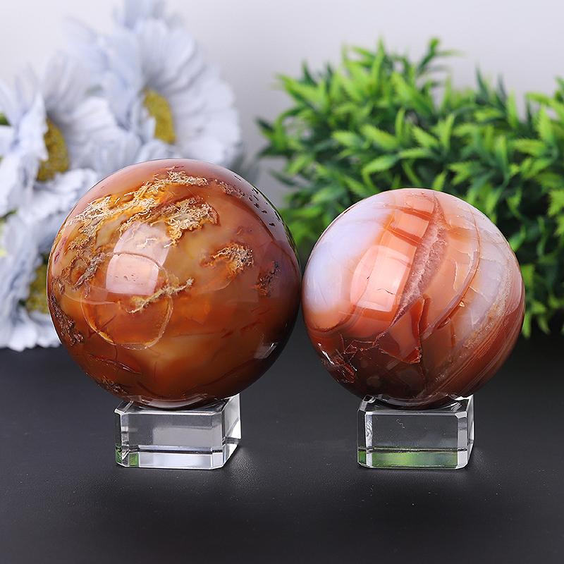 2.0"-4.0" Fire Quartz Sphere Crystal wholesale suppliers