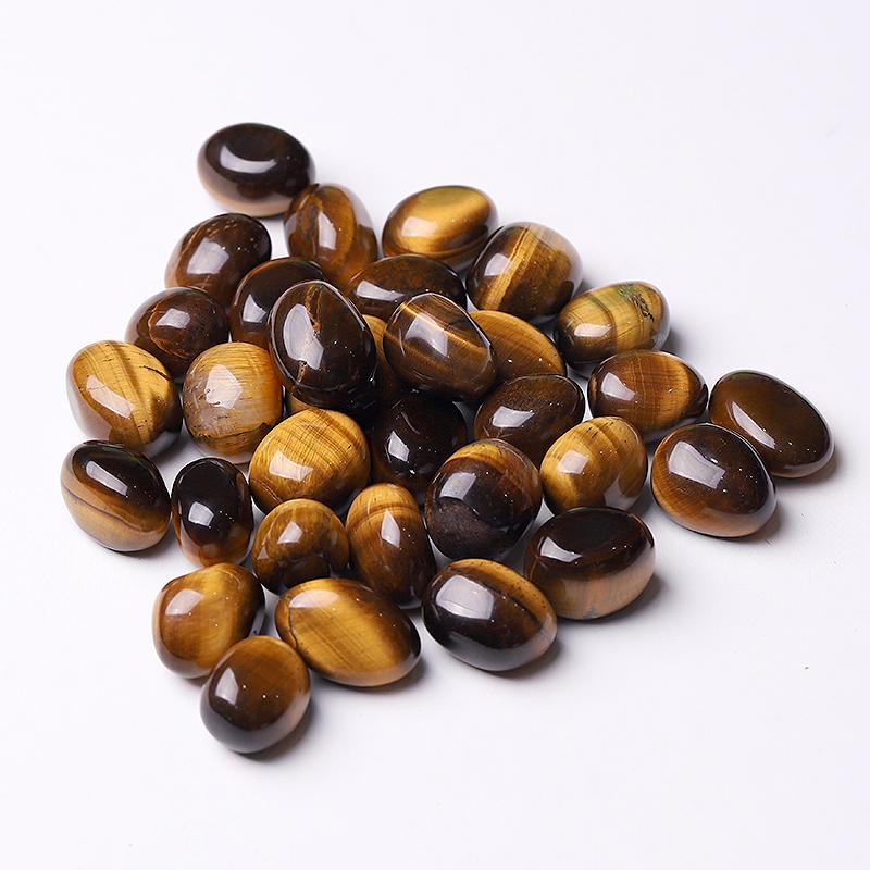 0.1kg  High Quality Polished Tiger Eye Tumbles for Sale Crystal wholesale suppliers