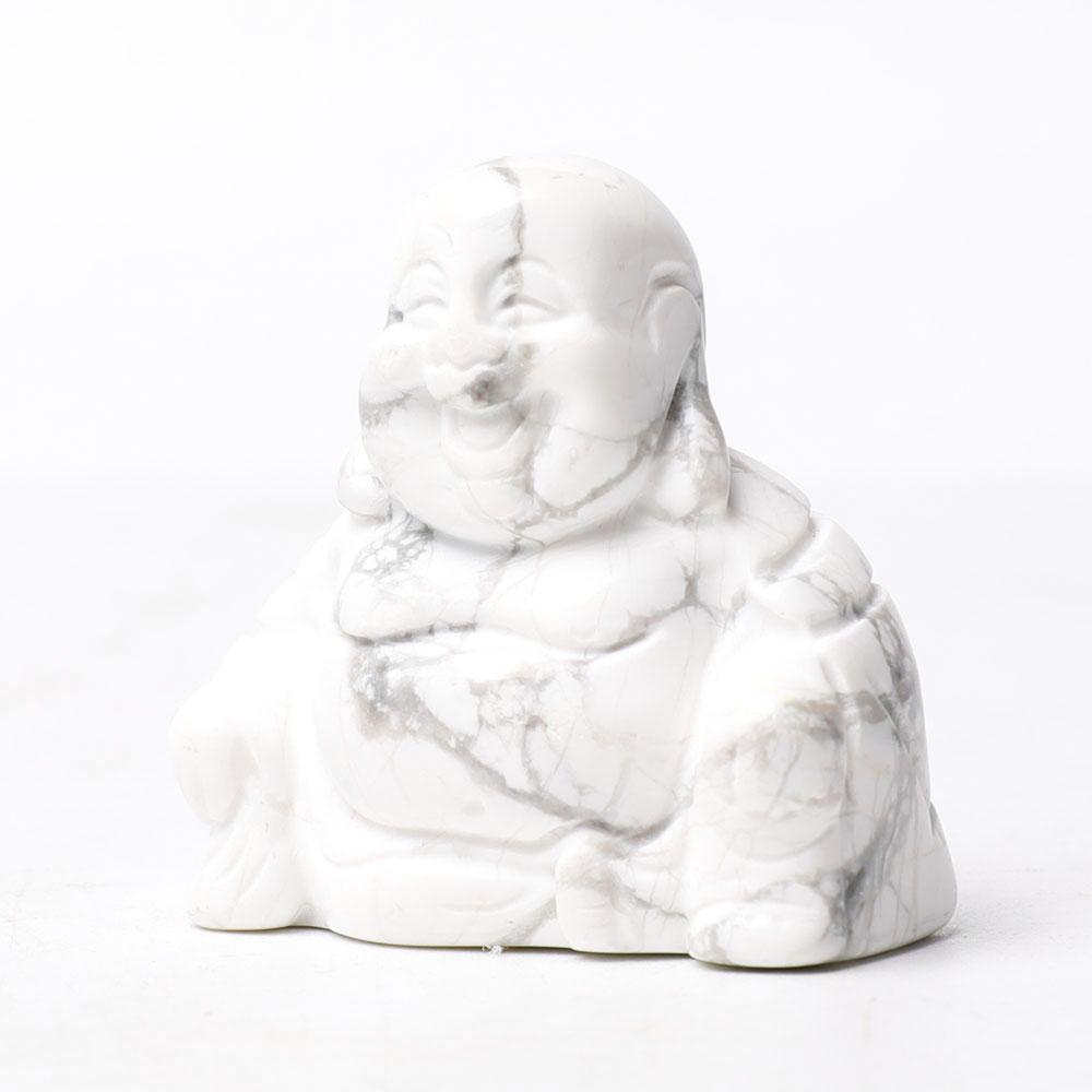 1.5" Howlite Buddha Crystal Carvings Crystal wholesale suppliers