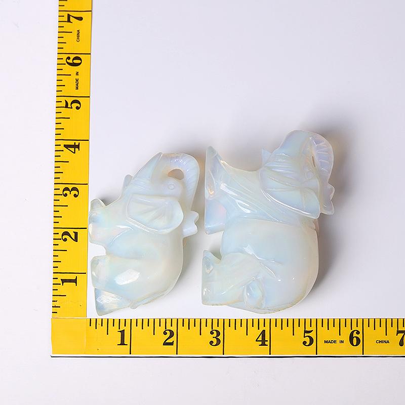 Opalite Elephant Crystal Carvings Crystal wholesale suppliers