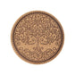 Cork Carved Pattern Coaster