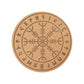Cork Carved Pattern Coaster