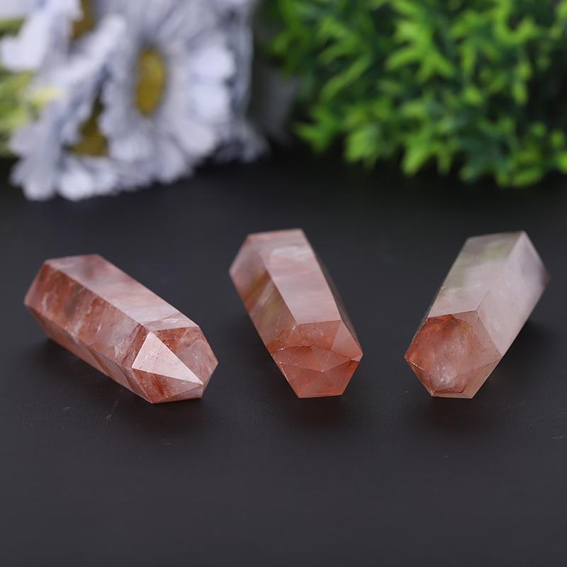 Wholesale Natural High Quality Fire Quartz Crystal Point Healing Crystal Tower