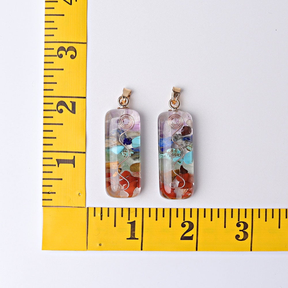 1.8" Chakra Resin Crystal Pendant Crystal wholesale suppliers