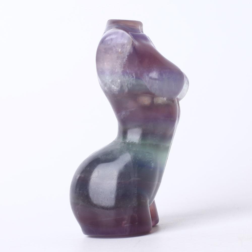 Fluorite Woman Body Figurine Crystal Carvings Crystal wholesale suppliers